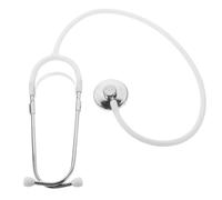 NOLITOY Stetoscopio Giocattolo per Bianco, Simulato per Gioco di Ruolo Medico, Accessorio per Giochi di Finzione e Kit Infermiera, per Feste e Attività Educative