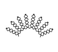 NOLITOY Strumento per Chignon Creatore di Chignon Ciambella per Styling dei Capelli Strumenti per Intrecciare i Capelli Accessori per Parrucchieri Nero Realizzato in Materiale Plastico Sic