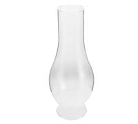 NOLITOY Stufa Trasparente in Vetro per Lampada a Olio Paralume Resistente al Vento per Lanterna a Cherosene Copertura Sostitutiva per Illuminazione D’Emergenza e Arredamento Vintage