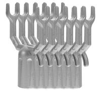 NOLITOY Supporti per Piante in Lega di Alluminio, 6 Pezzi, Supporto per Giovani Alberi e Rami, Palo da Giardino in Metallo, Adatti alla Stagione di Crescita dei Frutti