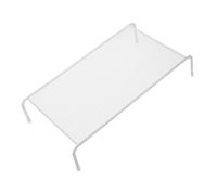 NOLITOY Supporto Alza Monitor Scrivania in Ferro Resistente per Laptop e Computer Rialzo Multiuso con Base Stabile e Angolo di Visione Ergonomico per Ufficio e Casa