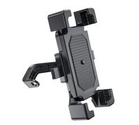 NOLITOY Supporto Cellulare con Fissaggio Specchietto Retrovisore Porta Telefono per Bicicletta e Scooter Blocco Meccanico Sicuro Materiale Resistente e Facile Installazione e Rimozione