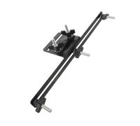 NOLITOY Supporto per Campanaccio Doppio Strato 4 Posizioni Nero, Staffa di Montaggio per Strumenti a Percussione, Accessorio per Batteria Morsetto per Esibizioni e Concerti