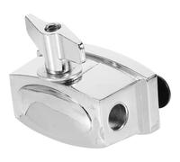 NOLITOY Supporto per Gamba di Tom in Lega Argento, Accessorio per Batteria Tom da Pavimento, Staffa di Montaggio Stabile e Resistente per Tamburo, Ricambio per Strumenti Musicali, Adatto