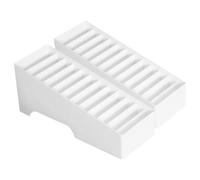 NOLITOY Supporto per Telefono Cellulare 12 Scomparti Multi-griglia, Scatola Portaoggetti da Scrivania in Plastica, Organizer da Tavolo per Ufficio e Sala Riunioni, Set 2 Pezzi