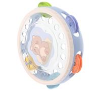 NOLITOY Tamburello Musicale Educativo per Bambini Strumento a Percussione Leggero e Portatile per Apprendimento Precoce Stimola l'Intelligenza e Sviluppo Musicale