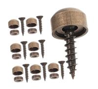 NOLITOY Tappi Coprivite in Rame Solido per Specchi Autofilettanti Decorativi Antiruggine Facili da Installare e Resistenti Copertura Liscia Fissaggi Pubblicitari