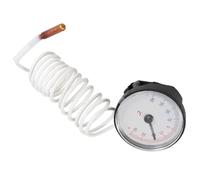 NOLITOY Termometro per Interni Analogico Rotondo Sonda Temperatura da -40° a 40° Leggero e Compatto per Soggiorno Cucina Ufficio e Terrazza