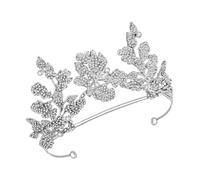 NOLITOY Ti Presento Un Titolo Per Prodotto Basato Sulle Informazioni Fornite Cerchietto Elegante Con Strass Per Sposa e Cerimonie Foglia Per Matrimonio e Festività Accessorio Glamour Per