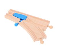 NOLITOY Tracciato Legno Per Treni Gioco Educativo Per Accessori Per Percorsi Ferroviari Con Doppio Aggancio Stimola Creatività e Coordinazione Motoria