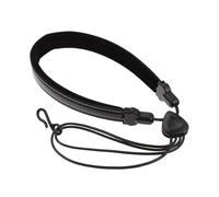 NOLITOY Tracolla Singola per Sassofono Regolabile in Nylon Resistente Cintura Semplice Nera per Strumenti a Fiato Accessorio per Musicisti Supporto Collo e Spalle per Uso Professionale