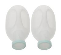 NOLITOY Urinale Portatile Uomo 2000ml in Plastica con Coperchio Antispreco Design Ergonomico Facile da Pulire per Viaggi e Uso a Letto 2 Pezzi
