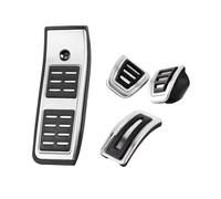 NOLLAM Copripedali Pedali Auto per Au&di A4 B9 A5 F5 2016 2017 2018 2019 in Acciaio Auto Acceleratore Carburante Freno Resto del Piede Pedali Copertura Anti-Slip Pad Accessori (Color : MT 4PCS)