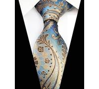 NOLLAM Cravatte da Uomo in Seta Intrecciata Jacquard Scozzese Moda Cravatta da Uomo Cravatta a Righe da 8 cm per Uomo Cravatte da Cerimonia da Uomo d'Affari