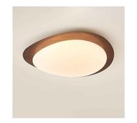 NOLLAM Lampada Plafoniera a LED in Legno Lampada da soffitto Decorativa dimmerabile in ciottoli creativi nordici in ciottoli Lampada da soffitto Decorativa dimmerabile per Cucina Corridoio Soffitto