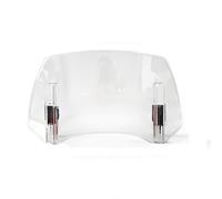 NOLLAM Moto Parabrezza Deflettori per Triumph Tiger 800 XC 800 XCX XCa XR XRx XRt,Regolabile con Clip Deflettori d'Aria Estensione Deflettore Vento Spoiler Universale Accessori,Transparent- Medium