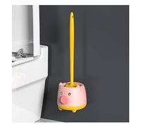 NOLLAM Scopino WC Set di scopini e Supporti per WC in plastica compatta a Parete + da Pavimento Set di spazzole per Pulizia a Doppio Scopo per WC per la Pulizia Profonda del Bagno Bagno