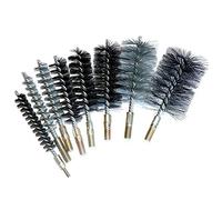 Nologo 2pc 20-75mm Tubo del Tubo del Filo di Acciaio spazzole M6 / M12 Sweep for Tubi Bottiglia Chimney Spazzola di Pulizia (Taglia : 20mm M6 2PC)