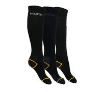 NOLOGO KATIACALZE Calze Lavoro Lunghe Sotto al Ginocchio Donna Uomo 6 Paia Calzini Work Cotone Estive Invernali Calzettoni Rinforzati Montagna Anti Vesciche Traspiranti Protettivi Sneaker