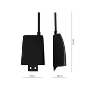 Nologo RX4 Ricevitore radio 4canali univervale e compatibile,433.92Mhz con box per esterno