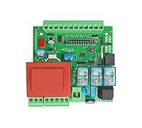 Nologo START-S3XL / 2021 - Placca centrale universale per porte scorrevoli, basculanti e serrature, compatibile con tutte le marche 230 Vac Came FAAC FADINI BENINCA, nera