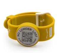 NoLongerLost Braccialetto Bambini Antismarrimento con Chiusura | Bracciale Antismarrimento con QR Code & Avvisi GPS | Impermeabile & UV Proof | Riutilizzabile