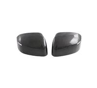 NOLONGNRDX For Santa Fe 2024 Rearview Side Mirror Cover Wing Cap Carbon Fiber Look Door Side Mirror Shell Cap Housing