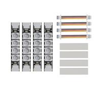 NOLOWY 4Pcs RGB LED Strip Lights per Droni 2812 Programmabile Braccio Kit Luce FPV Quadcopter Accessori di Illuminazione Set