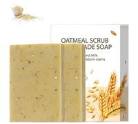 Nolvia Soap, Natural Soap for Better Skins, Handmade Organic Bar Soap with Oatmeal & Essential Oils, Moisturizing Cleanser for Face, Body & All Skin Type (2)