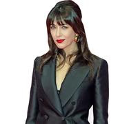 Nolwenn Leroy (Black Suit) Half Body Buddy Cutout