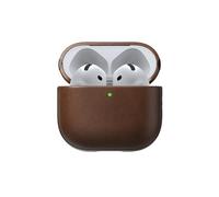 NOMAD Capa Pelle per Airpods 4 Marrone Scuro