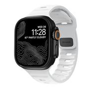 Nomad - Cinturino sportivo compatibile con Apple Watch Series 8, 7, 6, SE e tutti i modelli precedenti, impermeabile, 49/45/44/42 mm (bianco)