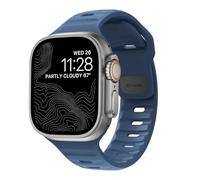Nomad Cinturino sportivo da 45 mm, blu navale, per Apple Watch Ultra 2, progettato per dare al tuo Apple Watch un look moderno e atletico per allenamenti intensi e da indossare tutti i giorni