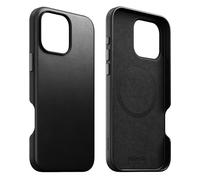 Nomad - Cover in pelle Traditional per iPhone 16 Pro Max - Nero