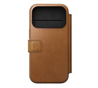 Nomad Custodia Folio in Pelle Moderna per iPhone 17 Pro Beige Inglese - NM014179858