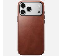 NOMAD Custodia in pelle moderna Horween per iPhone 18 Pro Max Olde Dublin | Custodia in pelle per iPhone 18 Pro Max Magsafe, iPhone 18 Pro Max Cover MagSafe compatibile con protezione da cadute da 2,4