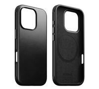Nomad - Custodia in Pelle Modern per iPhone 16 Pro Max - Nera Horween - NM01690085