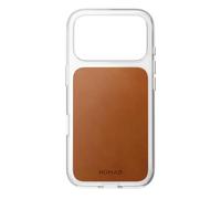 NOMAD Custodia Magsafe in pelle trasparente per iPhone 18 Pro con sella Horween - Custodia trasparente per iPhone 18 Pro, custodia per iPhone 18 Pro compatibile con MagSafe Protezione dalle cadute da