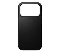 NOMAD Custodia in pelle moderna nera compatibile con iPhone 17 Pro Custodia in pelle Magsafe ricarica compatibile per iPhone 17 Pro