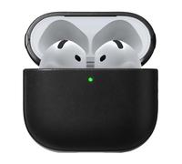 Nomad, Custodia per AirPods 4 Modello Modern Leather Antishock, Nero