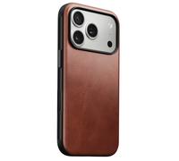 Nomad, Custodia per iPhone 17 Pro in pelle Horween antiurto, Marrone