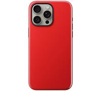 NOMAD Custodia sportiva per iPhone 15 Pro, in policarbonato con bumper in TPE | con rivestimento in PET lucido | compatibile con MagSafe | Night Watch Red