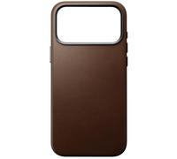 NOMAD Custodia tradizionale in pelle compatibile con iPhone 18 Pro Max Magsafe marrone camino - Custodia per iPhone 18 Pro Max, custodia per iPhone 18 Pro Max compatibile con MagSafe, design a