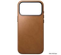 Nomad Custodia Tradizionale in Pelle per iPhone 17 Pro Max Beige Inglese - NM011888858
