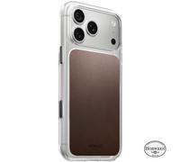 Nomad Custodia Trasparente in Pelle Horween iPhone 18 Pro Max Rustic Brown - NM017750858