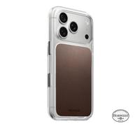 Nomad Custodia Trasparente in Pelle Horween iPhone 18 Pro Rustic Brown - NM017774858