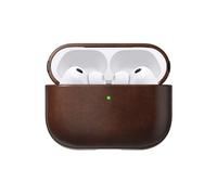 NOMAD Custodia moderna in pelle | Airpods Pro 3 | Rustic Brown Horween