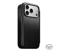 Nomad Modern Custodia Folio in Pelle Horween iPhone 18 Pro Nera - NM009100858