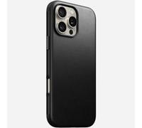 Nomad Goods Custodia in pelle moderna per iPhone 16 Pro Max Pelle nera