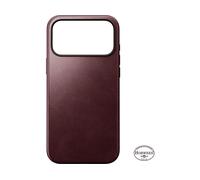 NOMAD Modern Leather COVER MAGSAFE per Apple iPhone 18 Pro Max, Bordeaux